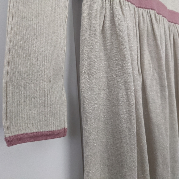 Mini Boden Knit Dress with Pink Trim Sz. 11-12 yrs - Picture 14 of 14